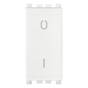 Interruttore 2P 16A Illuminabile Bianco